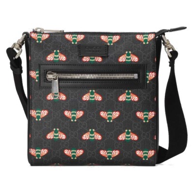 GUCCI BESTIARY MESSENGER BAG WITH BEES 681021  (23.5*21*4.5cm)